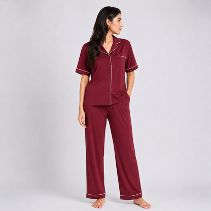 Velora™ Milk Silk Lounge Set