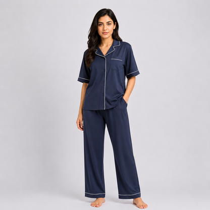 Velora™ Milk Silk Lounge Set