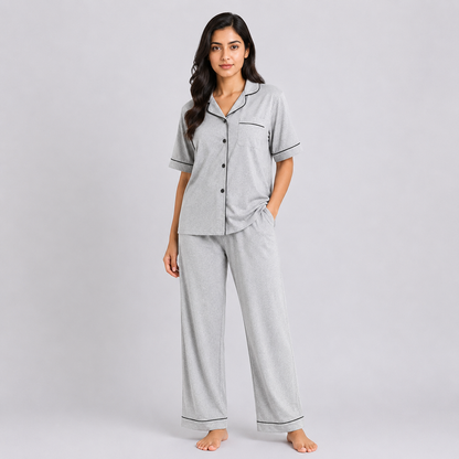 Velora™ Milk Silk Lounge Set