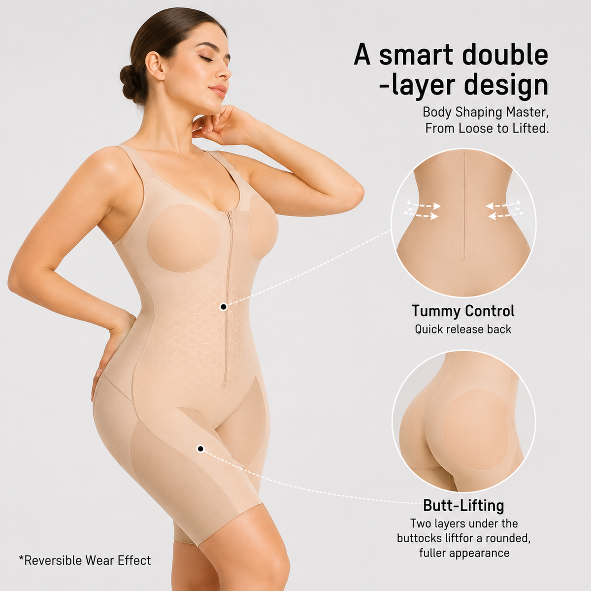 Velora™ Easyslide AirWeave Sculpt Bodysuit