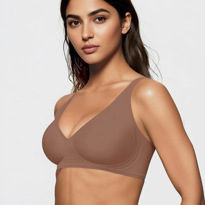 Velora™ Seamless Deep V Push-Up Wireless Bra Pack
